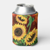 Rafraîchisseur Pour Canette Les tournesols peuvent refroidir (Can devant)