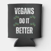 Rafraîchisseur Pour Canette Les Vegas Le Font Mieux Drôle Vegan Slogan (Devant)