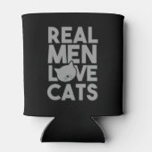 Rafraîchisseur Pour Canette Les vrais hommes aiment les chats (Dos)