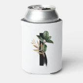 Rafraîchisseur Pour Canette LETTRE Feuille Tropicale Faux Gold Foil I Monogram (Can Dos)