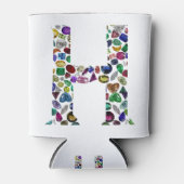 Rafraîchisseur Pour Canette Lettre H Monogramme (Devant)