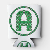 Rafraîchisseur Pour Canette Lettre Initiale A Monogramme En Style Celtique (Dos)