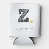 Rafraîchisseur Pour Canette LETTRE Z MONOGRAPHIQUE D'ÉCRAN RÉtro (Devant)