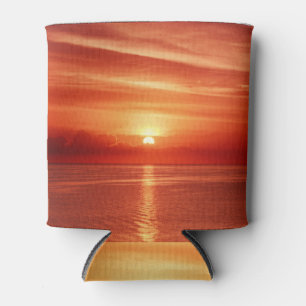 Rafraîchisseur Pour Canette Lever de soleil coloré en mer, nuages spectaculair