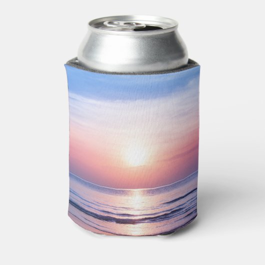 Rafraîchisseur Pour Canette Lever de soleil tropical : Mer, Ciel, Sérénité (Can Dos)