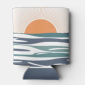 Rafraîchisseur Pour Canette Lever du soleil au bord de la mer (Dos)