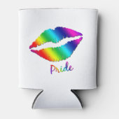 Rafraîchisseur Pour Canette Lèvres de couleur arc-en-ciel (Devant)