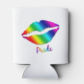 Rafraîchisseur Pour Canette Lèvres de couleur arc-en-ciel (Dos)