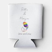 Rafraîchisseur Pour Canette LGBTQ plus Fleurs tulipes (Devant)