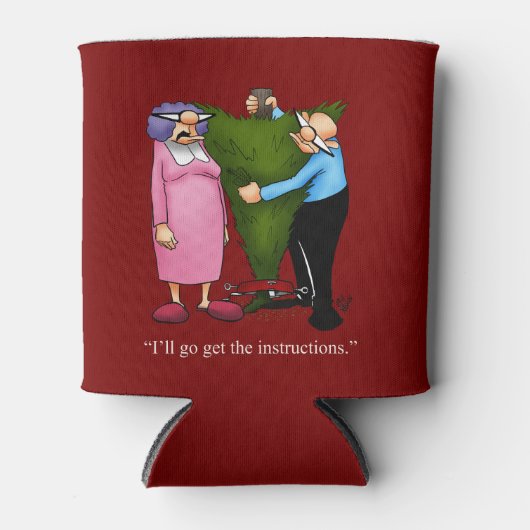 Rafraîchisseur Pour Canette L'Humour de Noël drôle peut refroidir (Devant)