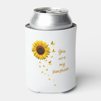 Rafraîchisseur Pour Canette Libellules et Tournesol Tu Es Mon Soleil
