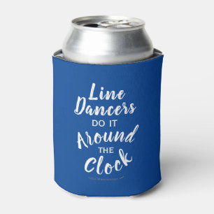 Rafraîchisseur Pour Canette Ligne Dancing Gift Autour de l'horloge Danser amus