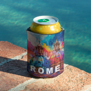 Rafraîchisseur Pour Canette Ligne Skyline Rome Abstraite