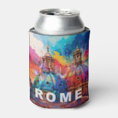 Rafraîchisseur Pour Canette Ligne Skyline Rome Abstraite (Can devant)