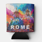 Rafraîchisseur Pour Canette Ligne Skyline Rome Abstraite (Dos)