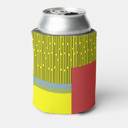 Rafraîchisseur Pour Canette Lignes Abstraites et rectangles (Can Dos)