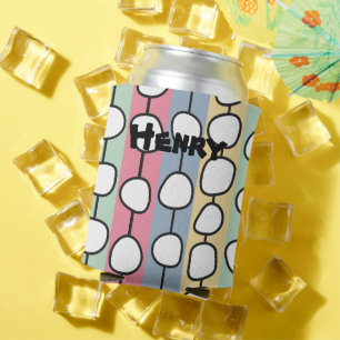 Rafraîchisseur Pour Canette Lignes colorées Pastel MCM