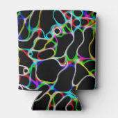 Rafraîchisseur Pour Canette Lignes courbes multicolores cool (Dos)