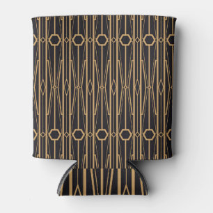 Rafraîchisseur Pour Canette Lignes en cuivre : Texture géométrique moderne