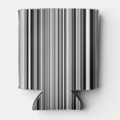 Rafraîchisseur Pour Canette Lignes noires et blanches (Devant)