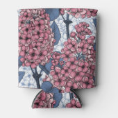 Rafraîchisseur Pour Canette Lilac en rose et bleu (Devant)