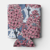 Rafraîchisseur Pour Canette Lilac en rose et bleu (Dos)