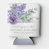 Rafraîchisseur Pour Canette Lilac Succulent Eucalyptus Botanical Bunch Mariage (Devant)