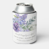 Rafraîchisseur Pour Canette Lilac Succulent Eucalyptus Botanical Bunch Mariage (Can Dos)