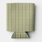 Rafraîchisseur Pour Canette Lime Green Plaid Classic Pattern Retro (Devant)