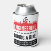 Rafraîchisseur Pour Canette L'ingénierie est facile comme le vélo (Can devant)