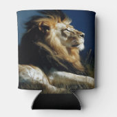 Rafraîchisseur Pour Canette Lion dans l'herbe Big Cat Portrait (Dos)