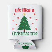 Rafraîchisseur Pour Canette Lit Comme Un Arbre De Noël Noël (Dos)