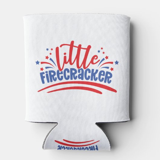 Rafraîchisseur Pour Canette Little Firecracker 4 juillet (Dos)