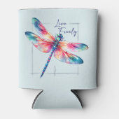 Rafraîchisseur Pour Canette Live Freely - Dragonfly artistique (Devant)
