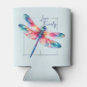 Rafraîchisseur Pour Canette Live Freely - Dragonfly artistique (Dos)