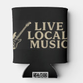Rafraîchisseur Pour Canette Live Local Music Coozi (Dos)