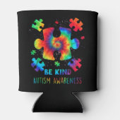 Rafraîchisseur Pour Canette Live Love Accepter Sensibilisation sur l'autisme T (Dos)