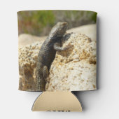 Rafraîchisseur Pour Canette Lizard d'épinette à dos jaune à Joshua Tree (Dos)