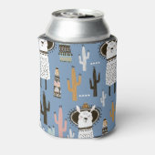 Rafraîchisseur Pour Canette Llama, Cactus, Motif d'éléments à main. (Can Dos)