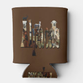 Rafraîchisseur Pour Canette Logo Alpacas Avec Alpacas, (Dos)