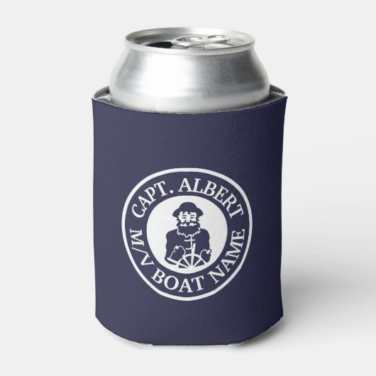 Rafraîchisseur Pour Canette Logo Captain Old Scruff Personnalisé Can Cooler (Can devant)