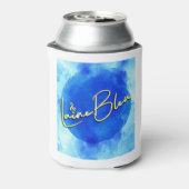 Rafraîchisseur Pour Canette Logo de Laine Bleu Koozie (Can Dos)