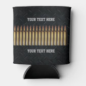 Rafraîchisseur Pour Canette Logo de munitions à balles de chasse (Devant)