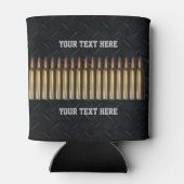 Rafraîchisseur Pour Canette Logo de munitions à balles de chasse (Dos)