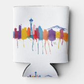 Rafraîchisseur Pour Canette logo de Seattle (Devant)