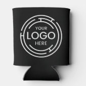 Rafraîchisseur Pour Canette Logo d'entreprise minimaliste (Dos)