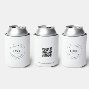 Rafraîchisseur Pour Canette Logo d'entreprise personnalisé QR code site Web pr