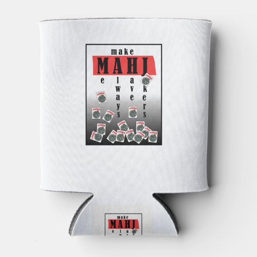 Rafraîchisseur Pour Canette logo des jokers mahjong (Devant)