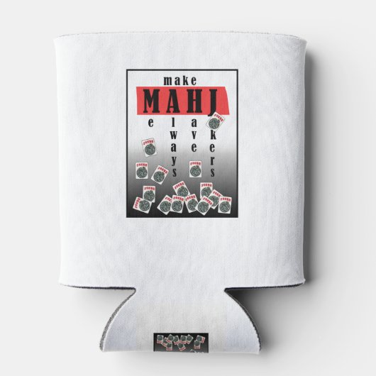 Rafraîchisseur Pour Canette logo des jokers mahjong (Dos)