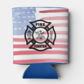 Rafraîchisseur Pour Canette Logo du service d'incendie des pompiers (Dos)
